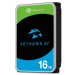 Seagate SkyHawk AI ST16000VE002 - HDD - 16 TB - interno - 3.5" - SATA 6Gb/s - buffer: 256 MB - con 3 anni Seagate Recupero dei dati di salvataggio